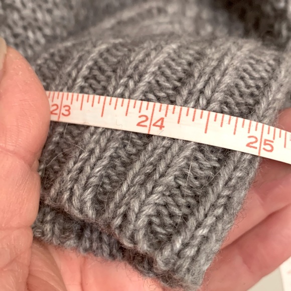 Talbots Wool Sweater Heavy knit Grey color - Picture 14 of 16